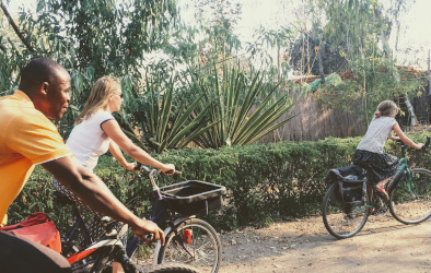 explore the villages by bike lake malawi